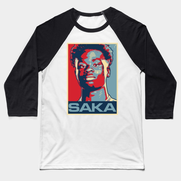 Saka Baseball T-Shirt by DAFTFISH